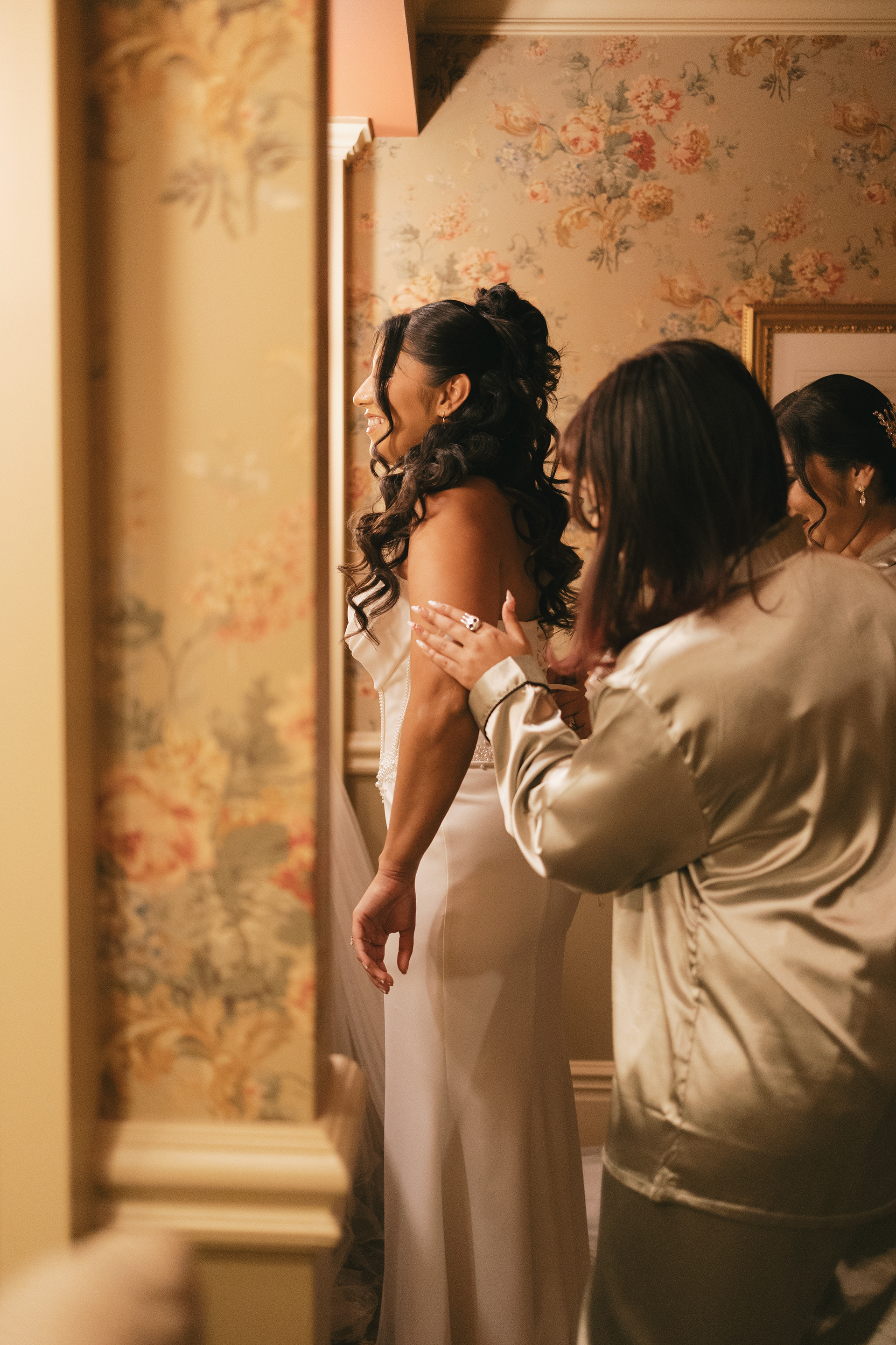 Wedding celebration moment