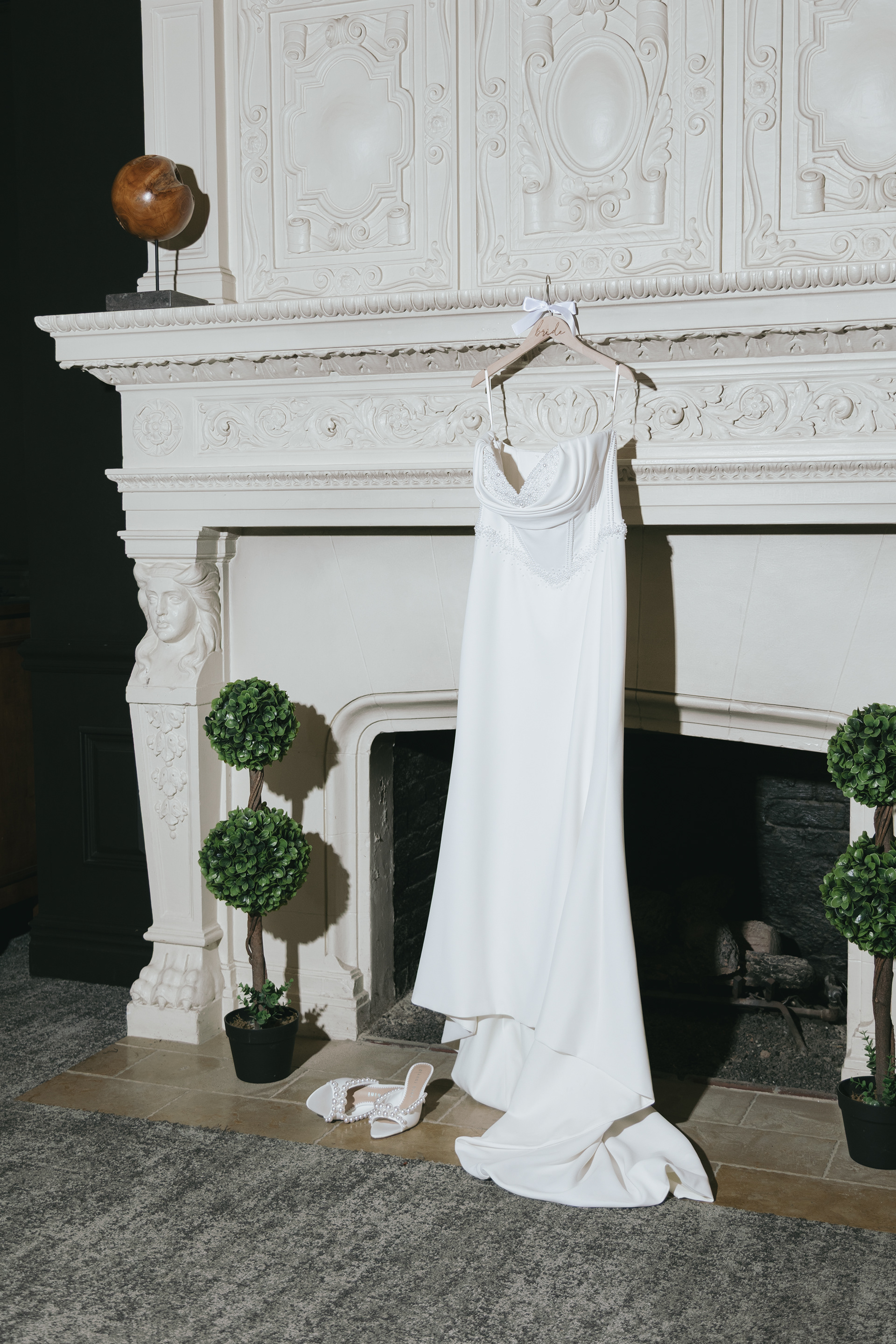 Wedding portrait detail